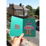 Rumble Cards - Robot die-cut card | Scout & Co