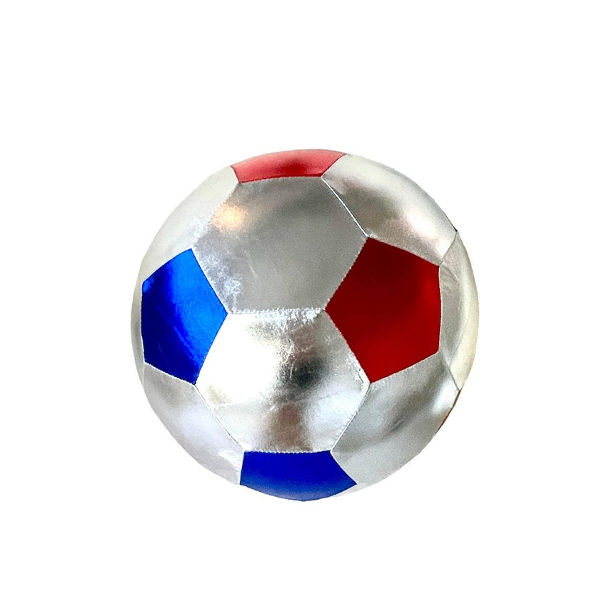 Ratatam! - Silver + multicolour fabric football | Scout & Co