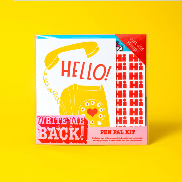 Egg Press - Pen Pal letter writing kit - Telephone + Hi | Scout & Co