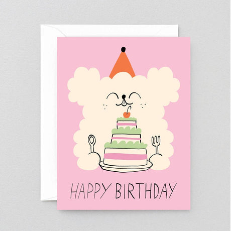 Wrap - Dog & Cake birthday card | Scout & Co