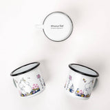 Muurla - Moomin enamel mug - Hug White | Scout & Co