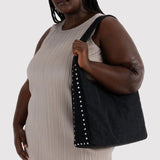 Baggu - Nylon Shoulder bag - Black - Studs | Scout & Co