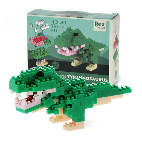 Rex - Build your own T-Rex dinosaur mini brick kit | Scout & Co