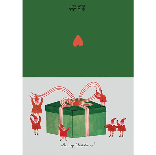 Daria Solak - Little Helpers Christmas present card | Scout & Co