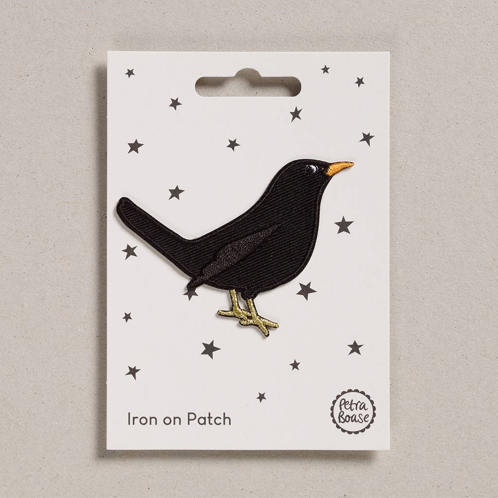 Petra Boase - Iron on Patch - Blackbird | Scout & Co