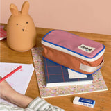 Hindbag - Max Tricolour Pencil Case - Blush Pink | Scout & Co
