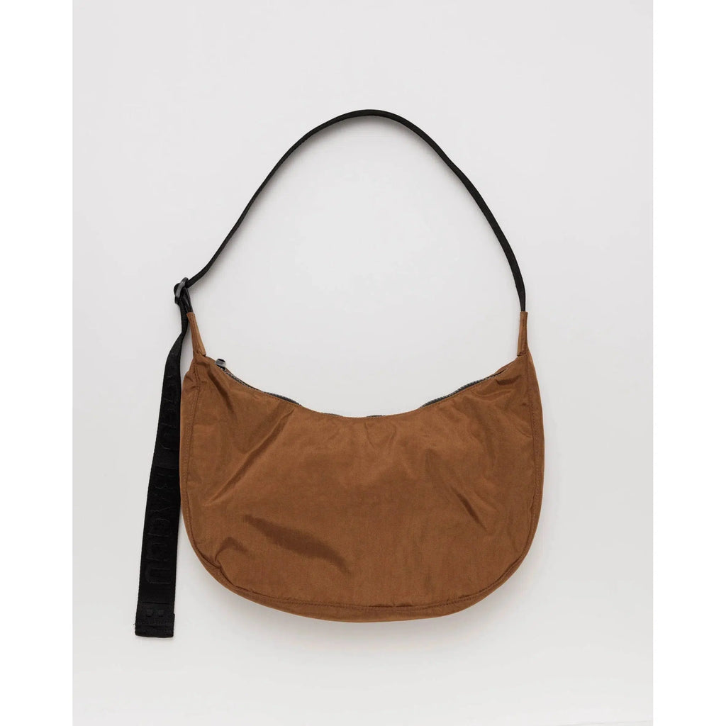 Baggu - Medium Nylon Crescent bag - Brown | Scout & Co