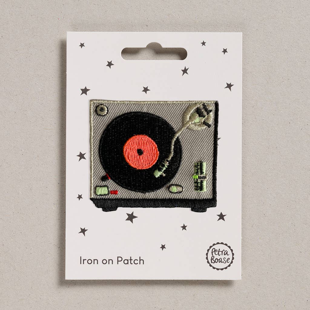 Petra Boase - Iron on Patch - Record Player | Scout & Co