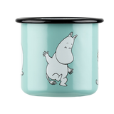 Muurla - Moomin enamel mug - Moomintroll Mint | Scout & Co