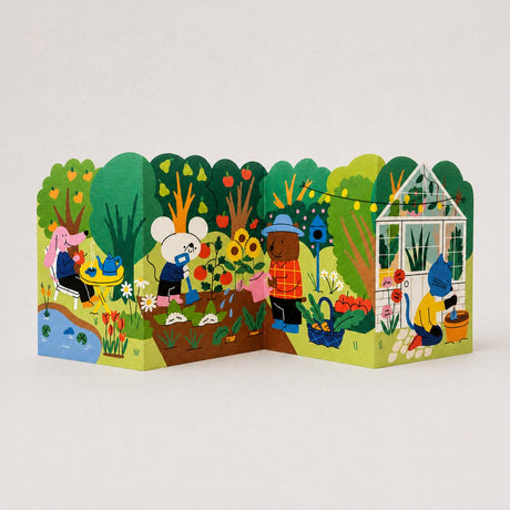 Studio Boketto - Gardening Allotment concertina card | Scout & Co