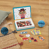 Janod - Magneti' Book - Crazy Faces Boy | Scout & Co