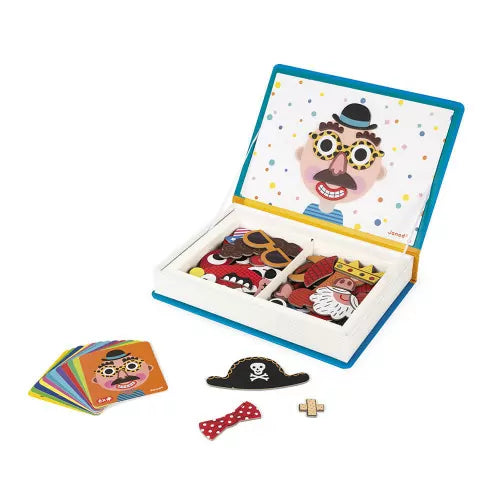 Janod - Magneti' Book - Crazy Faces Boy | Scout & Co
