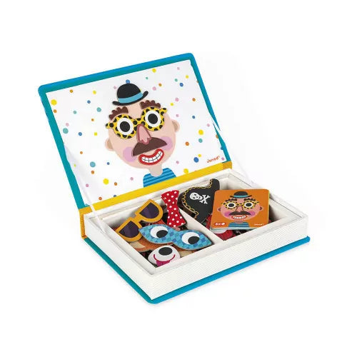Janod - Magneti' Book - Crazy Faces Boy | Scout & Co