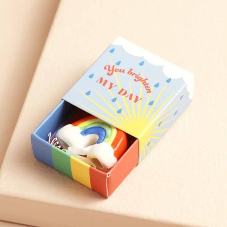 Lisa Angel - Tiny Matchbox Ceramic Token - Rainbow | Scout & Co