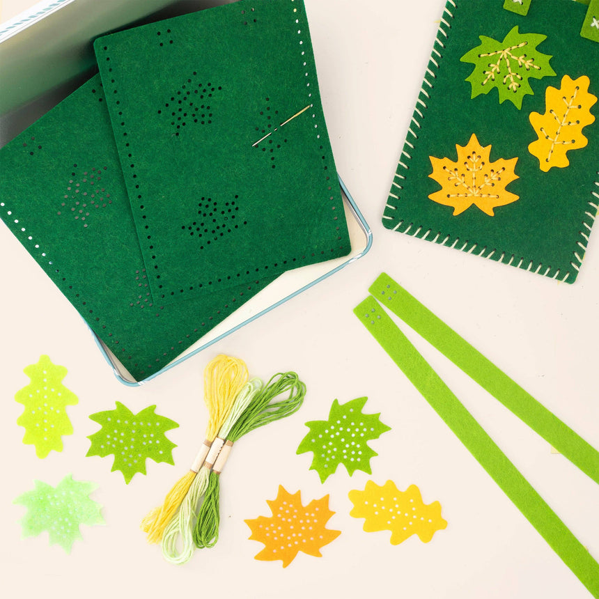 Cotton Twist - Stitch Your Own Forest Felt Bag craft kit | Scout & Co