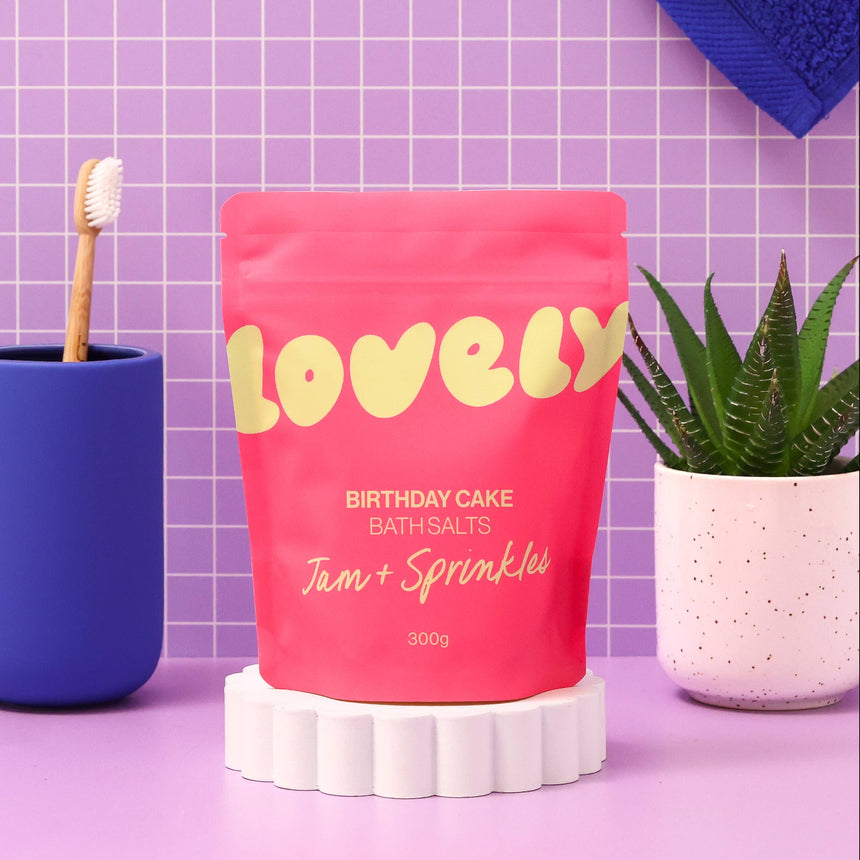 Lovely Skincare - Bath Salts - Birthday Cake | Scout & Co