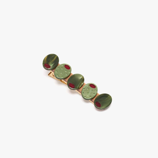 Winona Irene - Green Olive alligator hair clip | Scout & Co