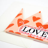 Hadley - Loved party hat card | Scout & Co