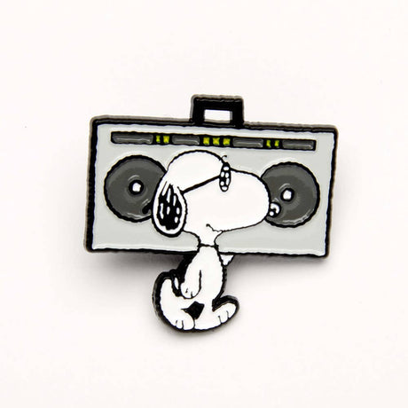 Magpie x Peanuts - Snoopy Music is Life Pin - Boombox | Scout & Co