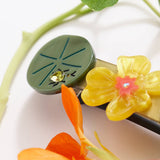 Winona Irene - Nasturtium jewelled French hair barrette | Scout & Co