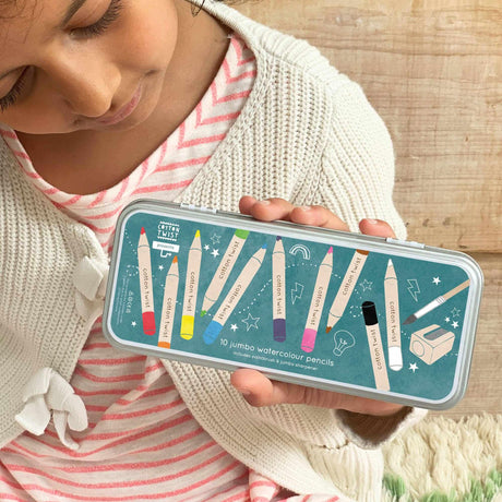 Cotton Twist - Jumbo Watercolour Pencils Tin | Scout & Co