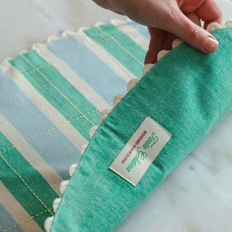 Tarta Gelatina - Biscuit Placemats (Set of 2) - Green / Blue | Scout & Co