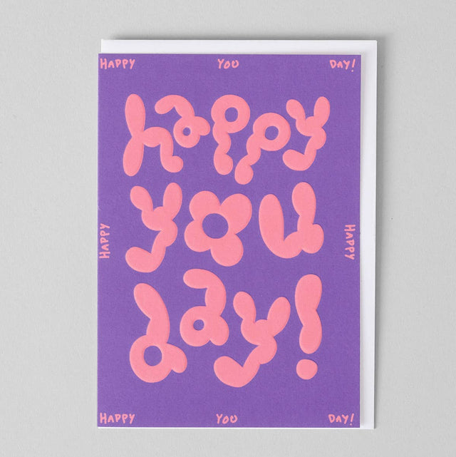 Wrap - Happy You Day embossed card | Scout & Co