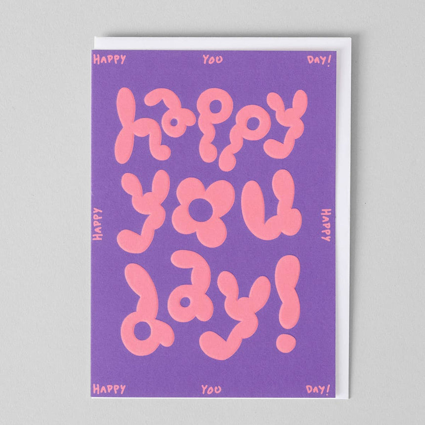 Wrap - Happy You Day embossed card | Scout & Co