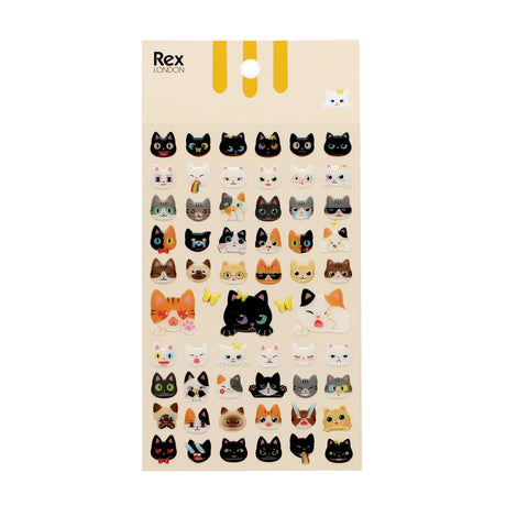 Rex - 3D stickers - Quirky Cats | Scout & Co