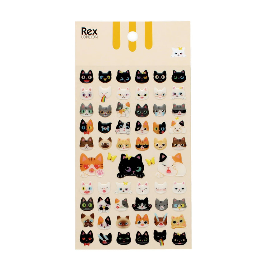 Rex - 3D stickers - Quirky Cats | Scout & Co