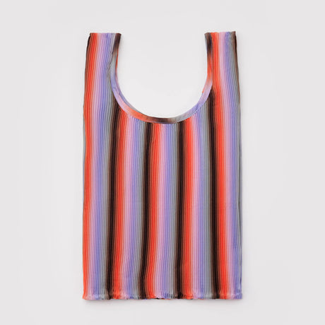 Baggu - Pleated Baggu bag - Gradient Stripe Poppy & Lilac | Scout & Co