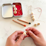 Cotton Twist - Make Your Own Christmas Snowman decorations tin | Scout & Co