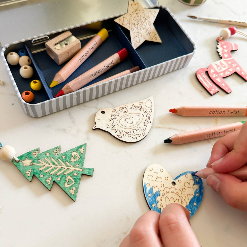 Cotton Twist - Folk Art Christmas Decoration Kit | Scout & Co