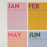 Good Tuesday - Monthly Undated A3 Wall Planner - Colourburst | Scout & Co