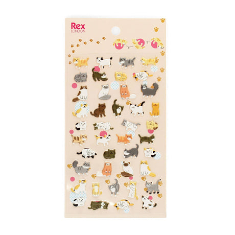 Rex - 3D Puffy Stickers - Cats | Scout & Co