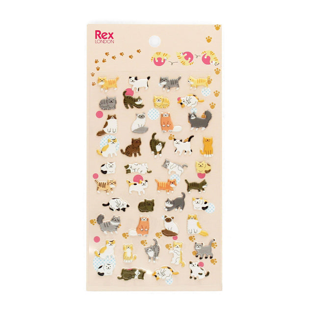 Rex - 3D Puffy Stickers - Cats | Scout & Co