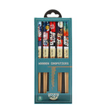 Rex - Wooden chopsticks (5 pairs) - Beckoning cats | Scout & Co