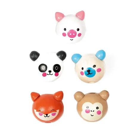 Folia - Wooden beads set - Cute Animals | Scout & Co