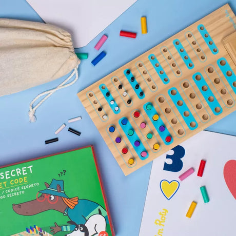 Moulin Roty - Secret Code wooden game | Scout & Co