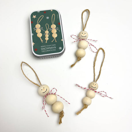 Cotton Twist - Make Your Own Christmas Snowman decorations tin | Scout & Co