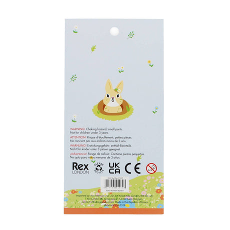 Rex - 3D puffy stickers - Kawaii Bunny | Scout & Co