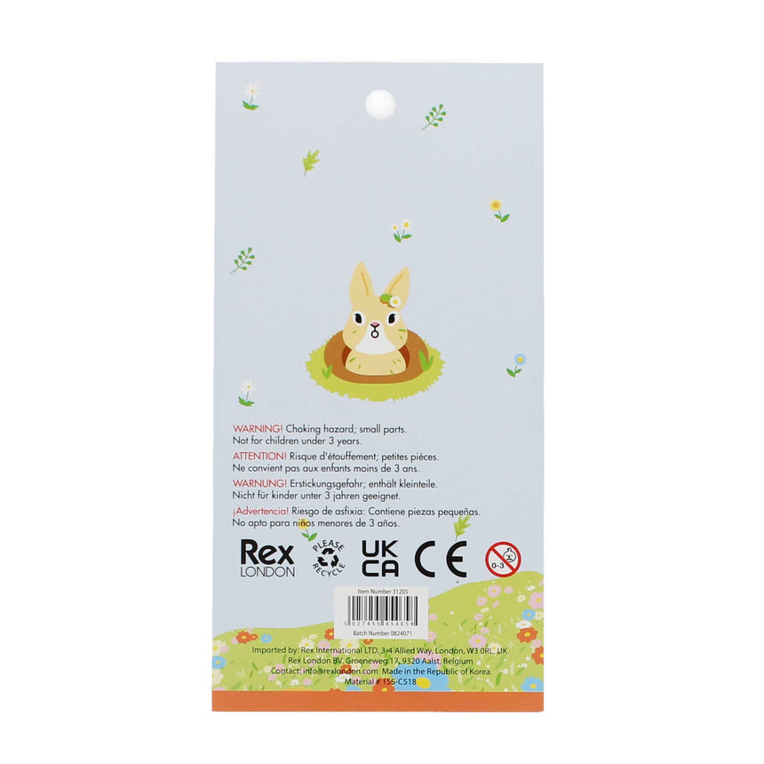 Rex - 3D puffy stickers - Kawaii Bunny | Scout & Co