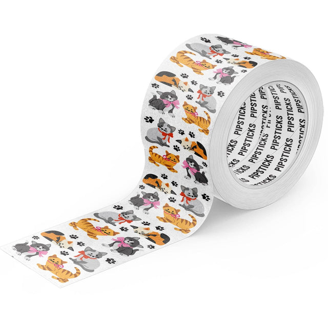 Pipsticks - Playful Kittens roll stickers sheet | Scout & Co
