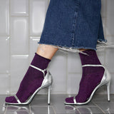 Klue - Glitter Lurex socks - Purple | Scout & Co