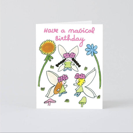 Wrap - Have a Magical Birthday Fairies card | Scout & Co