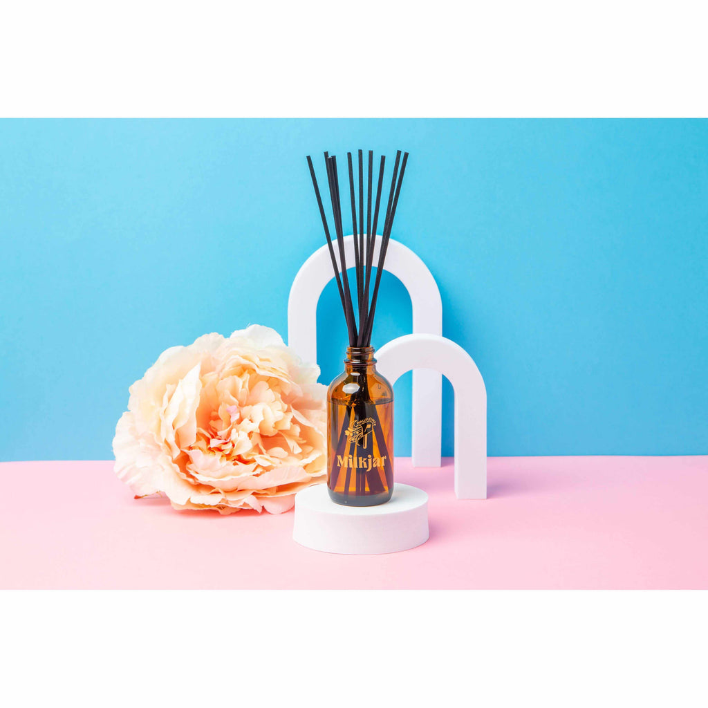 Milk Jar Candle Co - Wallflower reed diffuser - Tobacco & Peony | Scout & Co