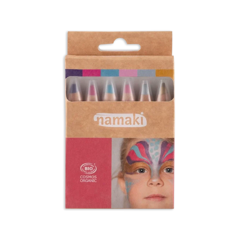 Namaki - Enchanted Worlds - organic face painting pencils - six colours | Scout & Co