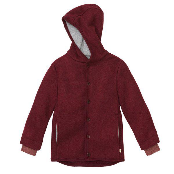 Disana - Boiled merino wool jacket - Cassis | Scout & Co