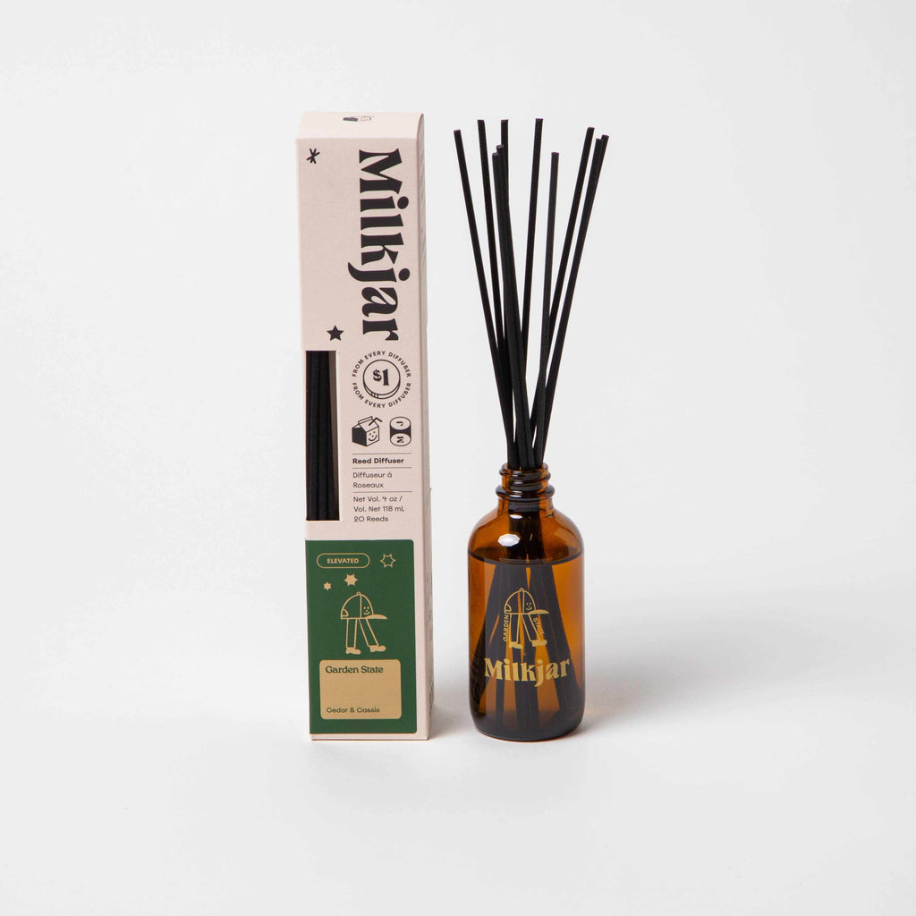 Milk Jar Candle Co - Garden State reed diffuser - Cedar & Cassis | Scout & Co