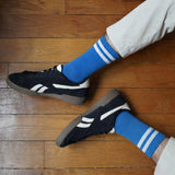 Klue - Tennis sport socks - Blue + white | Scout & Co